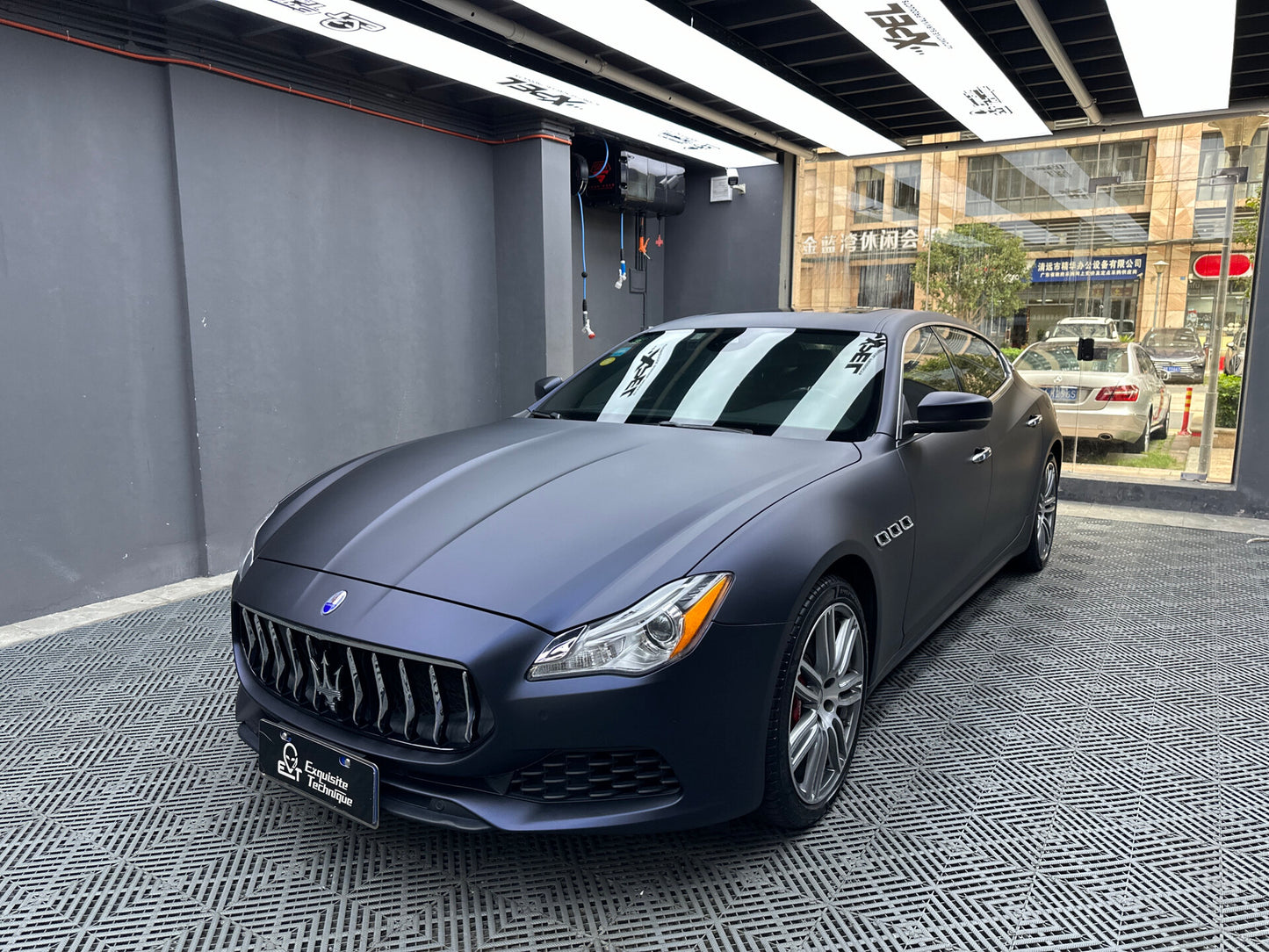 Veintone Ultra-Matte Black Blue Vinyl Car Wrap | Stealth Blue-Black Matte Vehicle Wrap | Premium Low-Gloss Vinyl Wrap Film