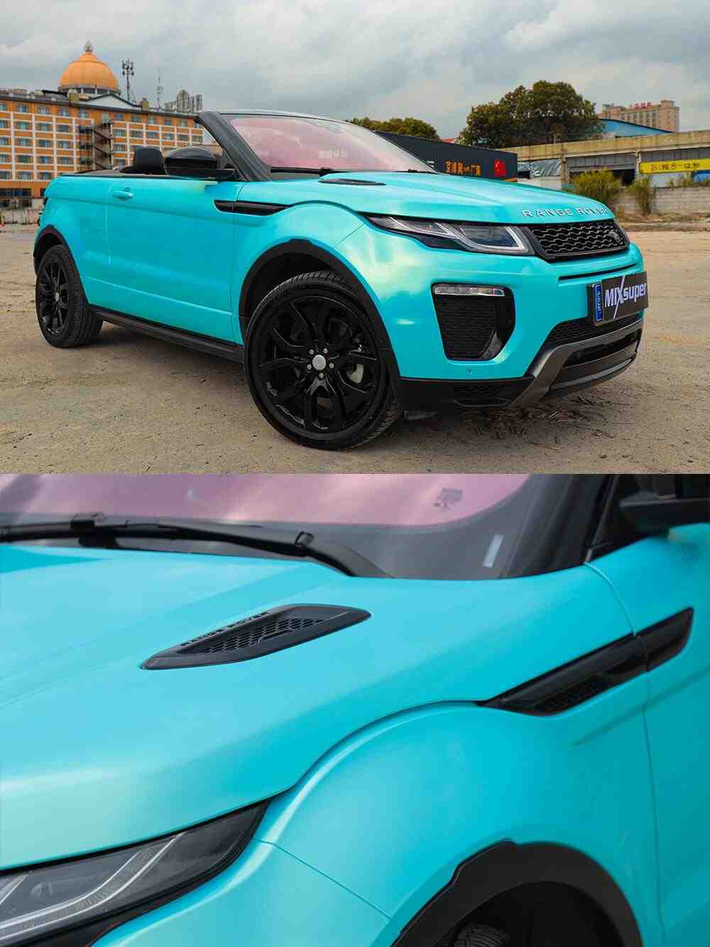 Veintone Magic Gold Blue Vinyl Car Wrap