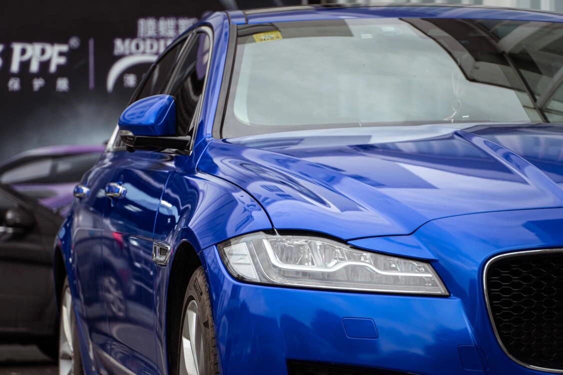 Veintone Metal Paint Deep Blue Vinyl Car Wrap