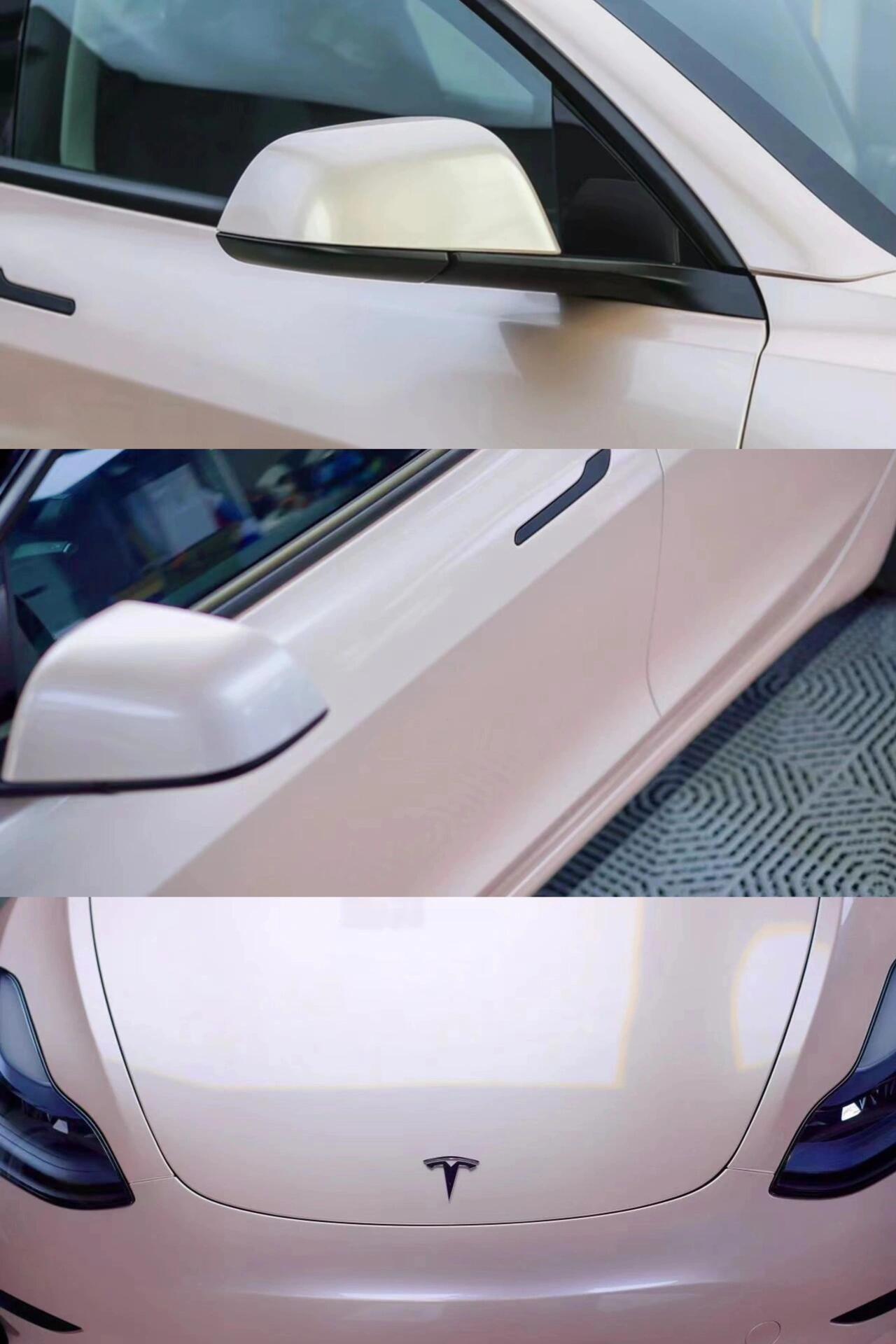 Veintone Macaron Peach Pink Vinyl Car Wrap