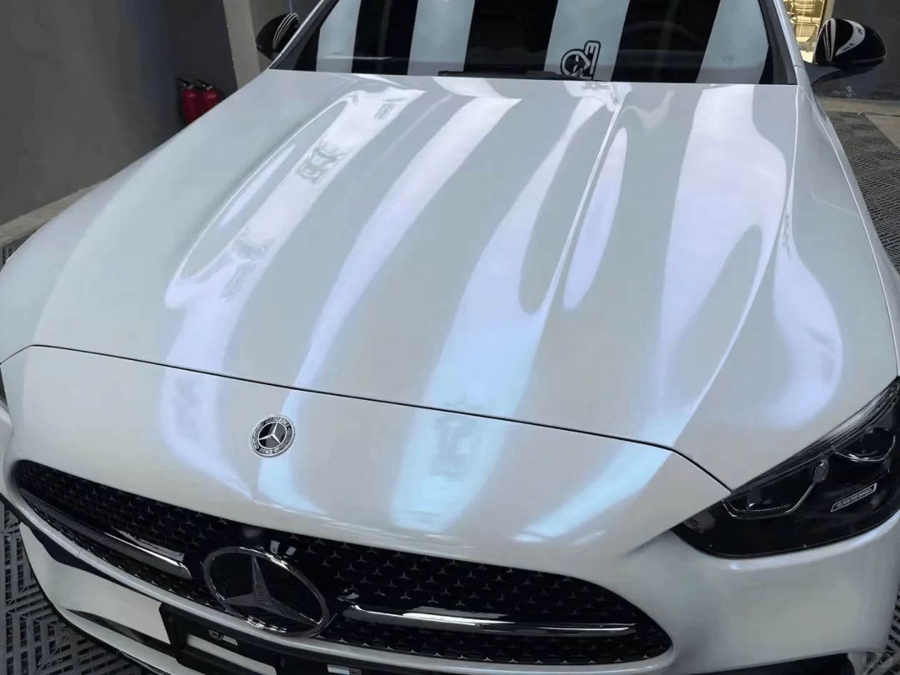 Veintone TPU Diamond White Blue Car Film PPF