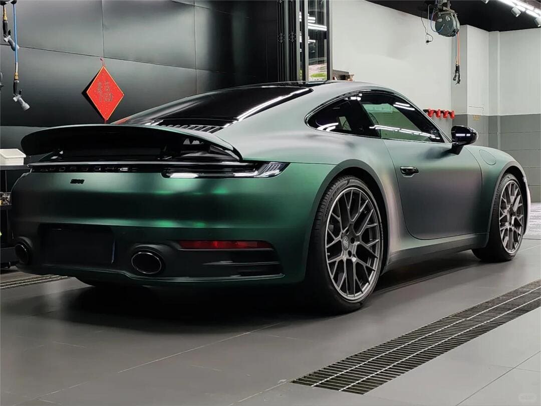 Veintone TPU Satin Venom Green Car Wrap
