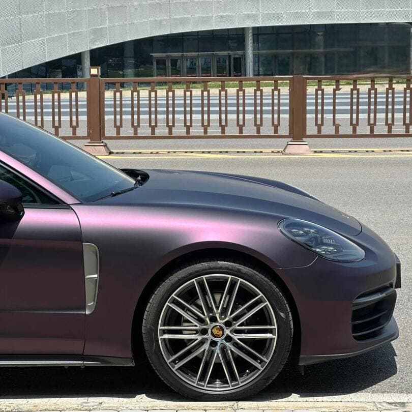 Veintone TPU Satin Black Magic Purple Car Wrap