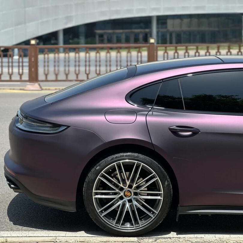 Veintone TPU Satin Black Magic Purple Car Wrap