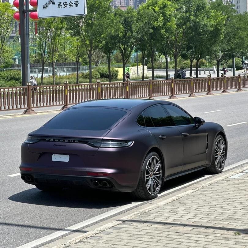 Veintone TPU Satin Black Magic Purple Car Wrap