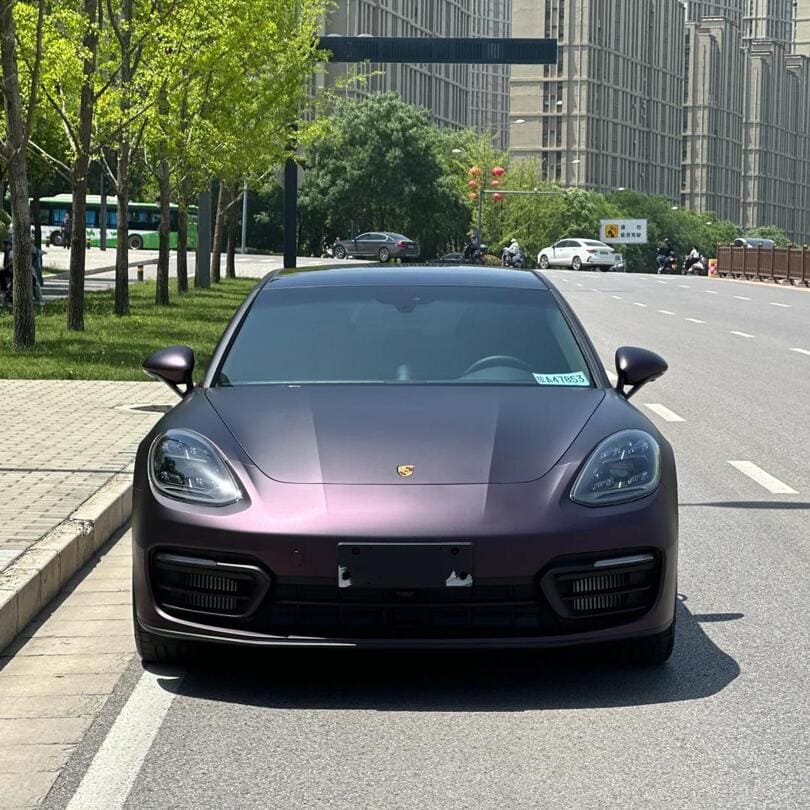Veintone TPU Satin Black Magic Purple Car Wrap