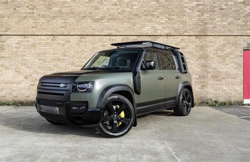 Veintone TPU Satin Army Green Car Wrap | High-end TPU Tactical Wind Car Color Change Film