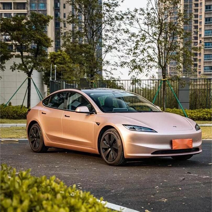 Veintone TPU Satin Rose Gold T Car Film PPF