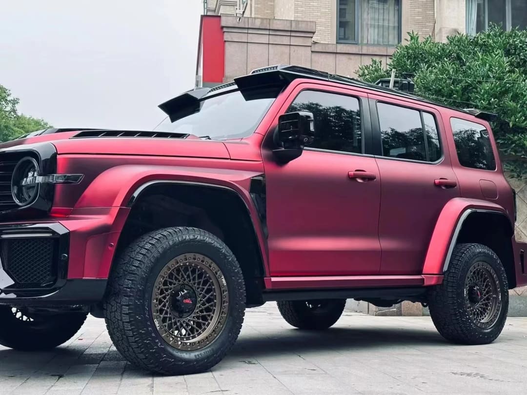 Veintone TPU Matte Romani Red Car Film PPF | Ultra-Matte Self-Healing Red Paint Protection Film | Veintone Color PPF Series