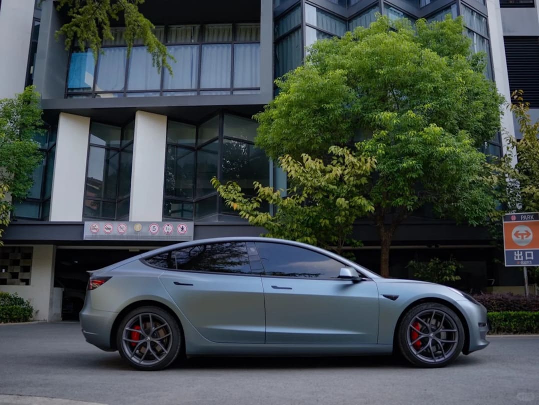 Veintone TPU Satin Gray Blue Car Film PPF