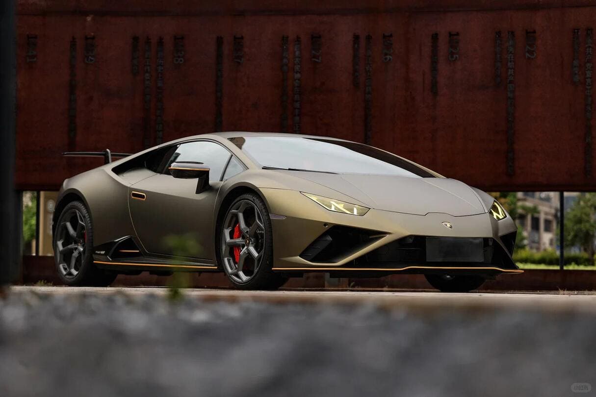 Veintone TPU Satin Gold Green Car Wrap