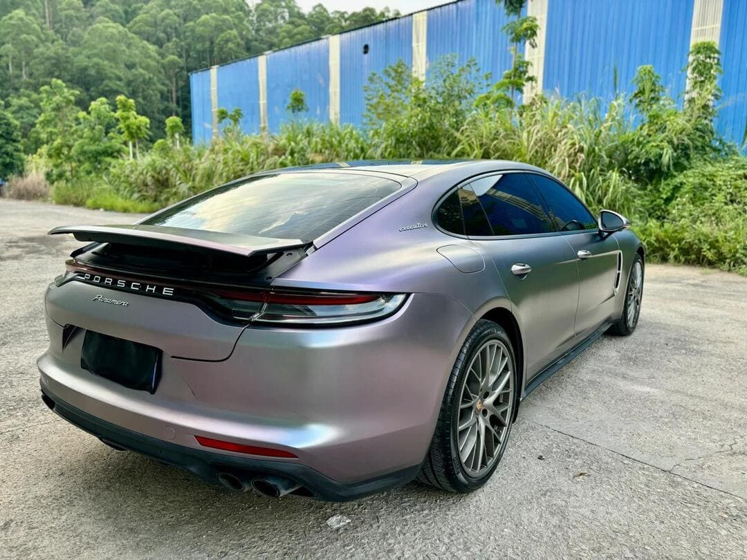 Veintone TPU Matte Capri Gray Purple Car Wrap | High-End TPU Low Saturation Gray Purple Color Change Film