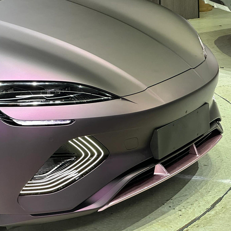 Veintone Ultra-Matte Black Purple Vinyl Car Wrap
