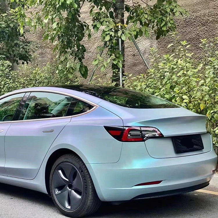 Veintone Matte Diamond Grey Blue Vinyl Car Wrap