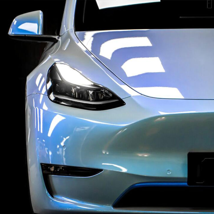 Veintone PET Twin Shiny Grey Car Film