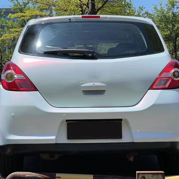 Veintone Matte Diamond Pink White Car Vinyl Wrap
