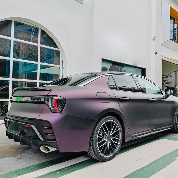Veintone Ultra-Matte Black Purple Vinyl Car Wrap