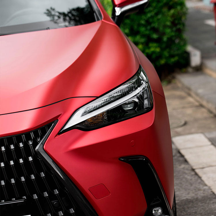 Veintone Ceramics Red Vinyl Car Wrap