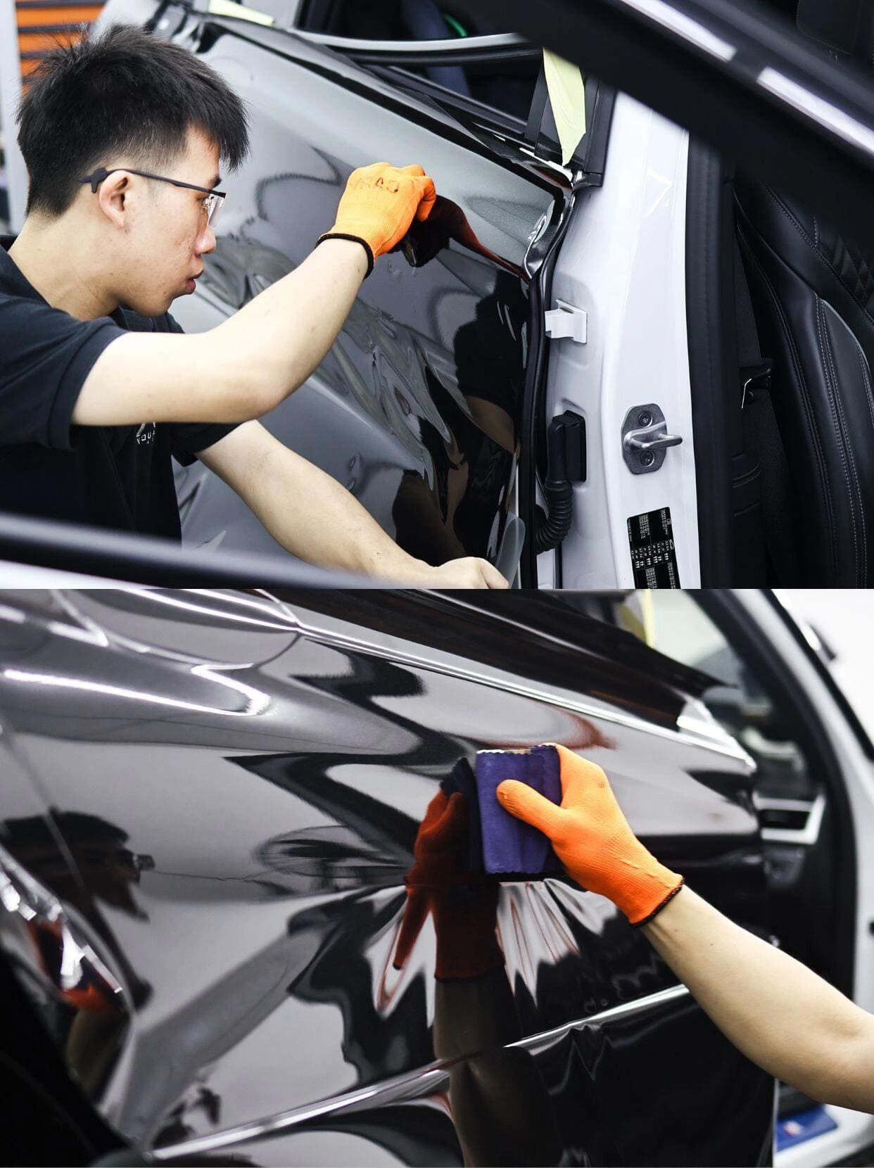 Veintone Glossy Metal Graphite Black Vinyl Car Wrap | Ultra Deep Gloss | Metallic Premium Auto Film