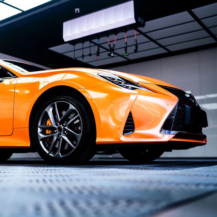 Veintone Magic Gold Orange Car Vinyl Wrap | High Gloss Variant Orange Gold Car Film