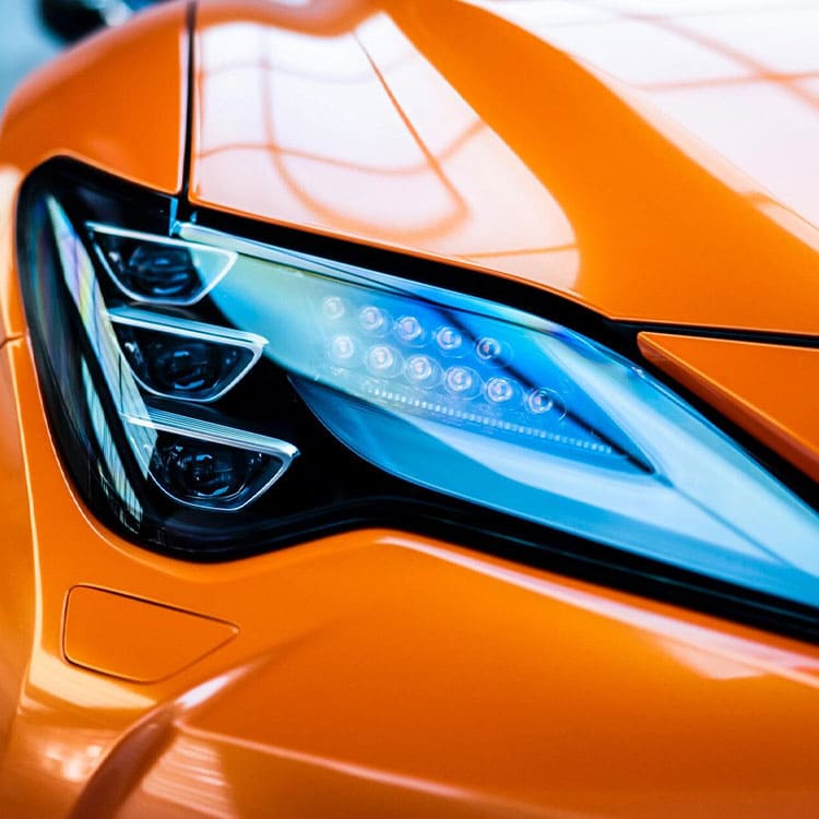 Veintone Magic Gold Orange Car Vinyl Wrap | High Gloss Variant Orange Gold Car Film