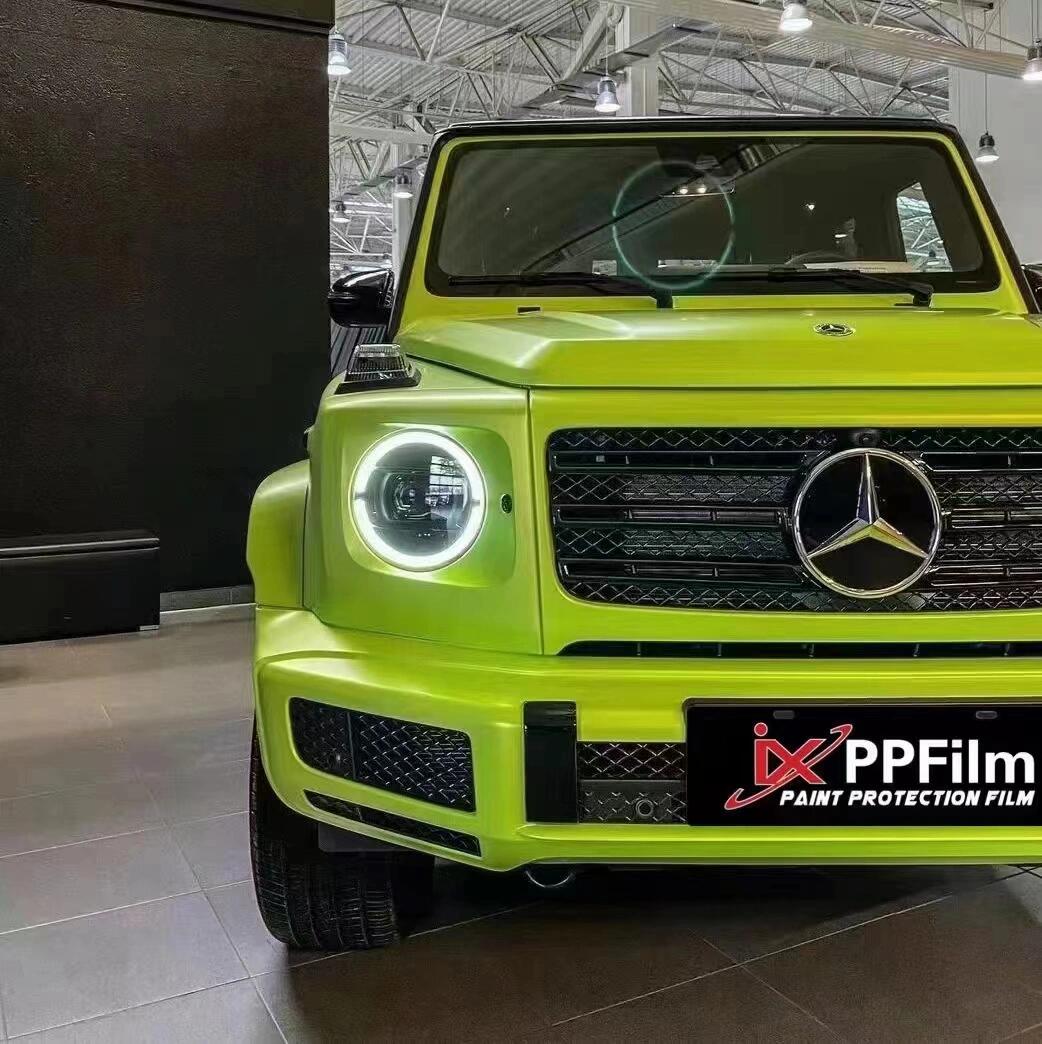 Veintone Pure Metal Fluorescein Vinyl Car Wrap | High-Gloss Metallic Neon Green Wrap | Premium Bright Fluorescent Auto Film