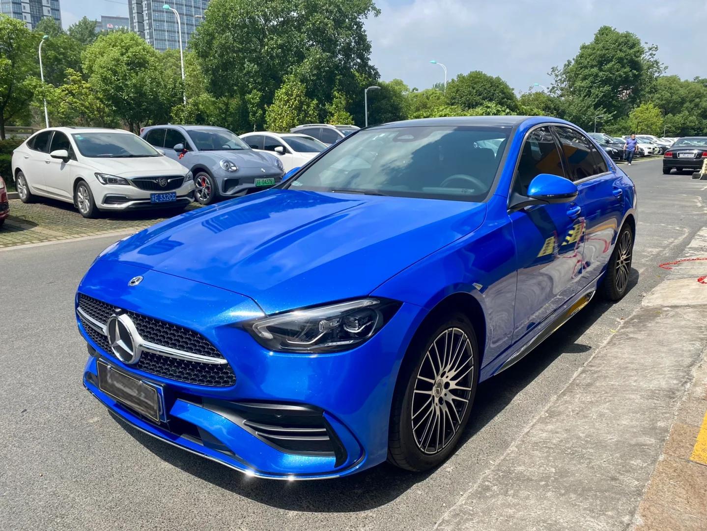 Veintone Sparkle Blue Vinyl Car Wrap Premium Glossy Sparkling Blue Vehicle Wrap Film