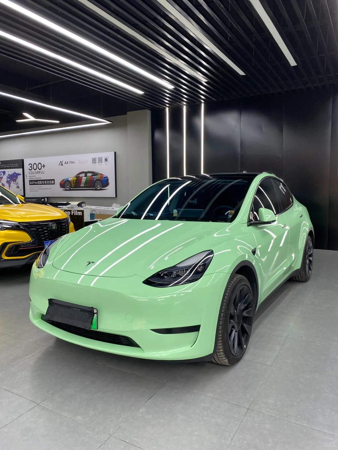 Veintone TPU Gray and Green Car Film PPF