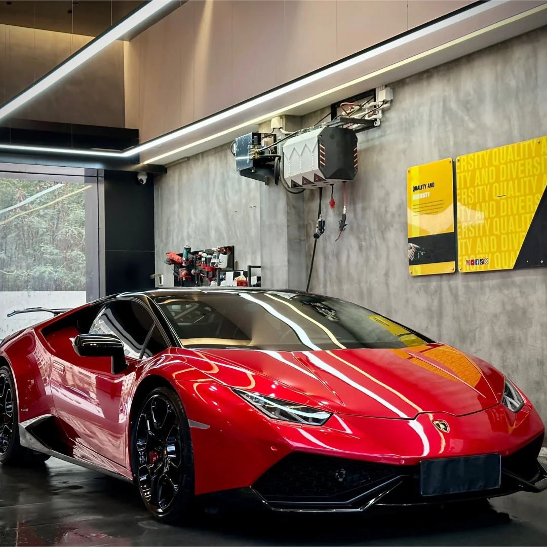 Veintone TPU Liquid Metal Cherry Red Car Film PPF | Ultra-Gloss Self-Healing Metallic Red Paint Protection Film | Luxury TPU Cherry Wrap
