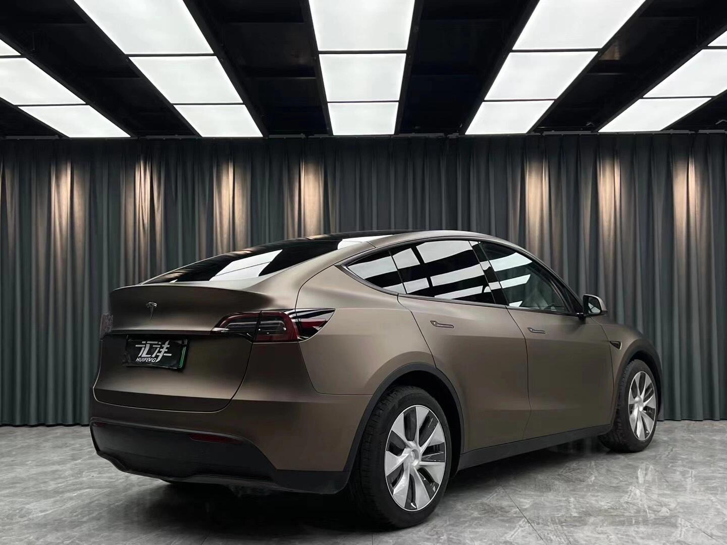 Veintone Ultra-Matte Brown Grey Vinyl Car Wrap