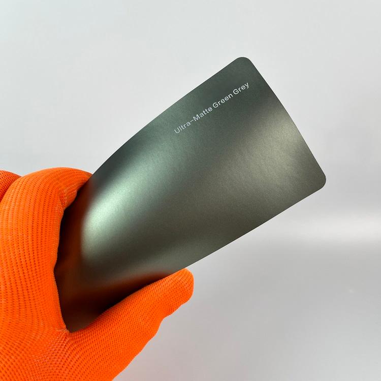 Veintone Ultra-Matte Green Grey Vinyl Car Wrap