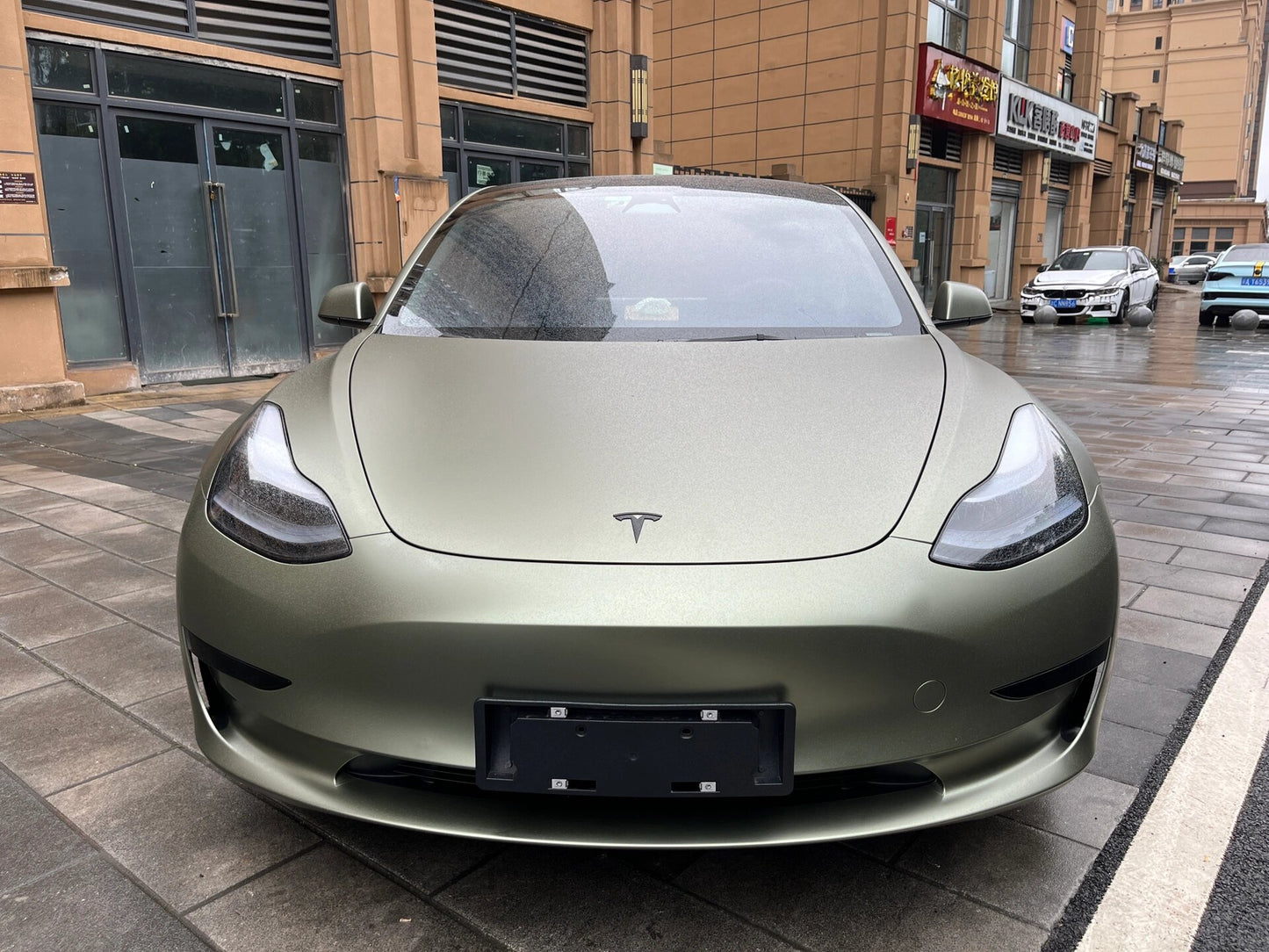 Veintone Ultra-Matte Green Grey Vinyl Car Wrap