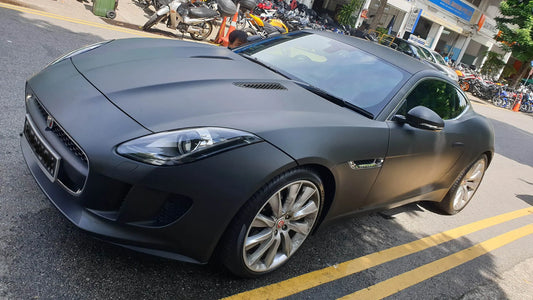 Matte Black Car Wrap