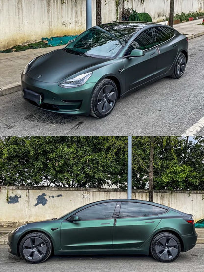 Veintone TPU Satin Olive Green Car Wrap