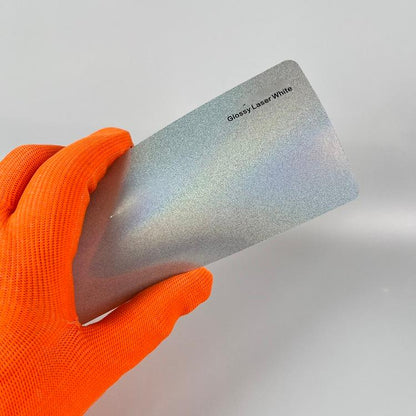 Veintone Glossy Laser White Vinyl Car Wrap