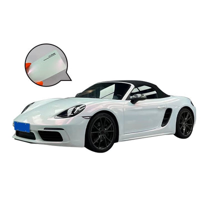 Veintone Glossy Diamond Pink White Car Vinyl Wrap