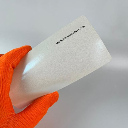 Veintone Matte Diamond Blue White Car Vinyl Wrap