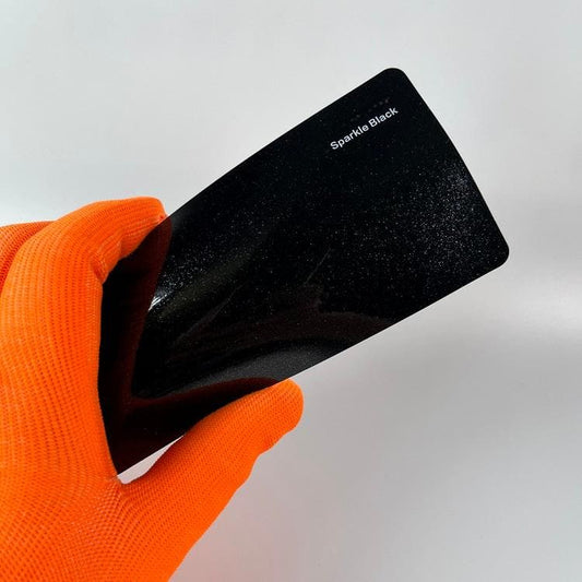 Veintone Sparkle Black Car Vinyl Wrap | Black Diamond Metallic Glossy Color Change Film