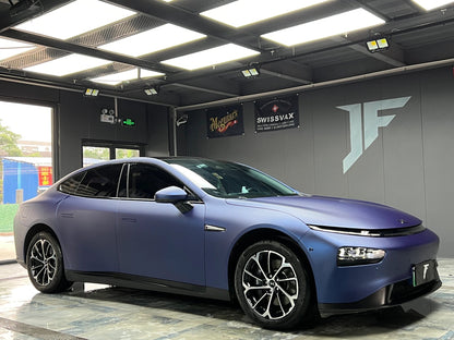 Veintone Ultra-Matte Metal Blue Vinyl Car Wrap | Stealth-Tech Matte Metallic Blue Vehicle Wrap Film | Premium Full Body Wrap