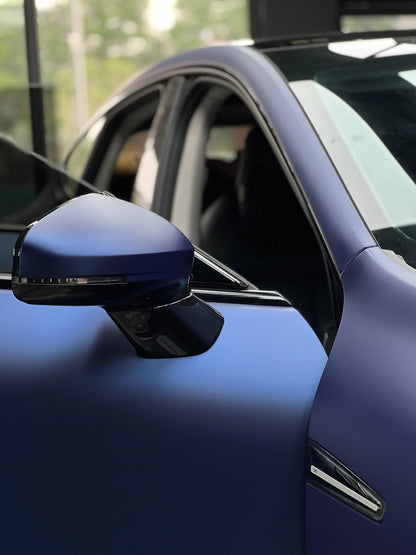 Veintone Ultra-Matte Metal Blue Vinyl Car Wrap | Stealth-Tech Matte Metallic Blue Vehicle Wrap Film | Premium Full Body Wrap