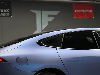 Veintone Ultra-Matte Metal Blue Vinyl Car Wrap | Stealth-Tech Matte Metallic Blue Vehicle Wrap Film | Premium Full Body Wrap