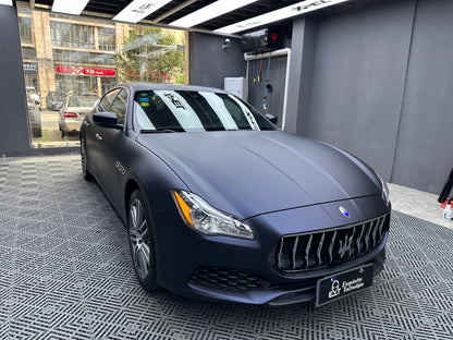Veintone Ultra-Matte Black Blue Vinyl Car Wrap | Stealth Blue-Black Matte Vehicle Wrap | Premium Low-Gloss Vinyl Wrap Film