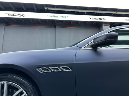 Veintone Ultra-Matte Black Blue Vinyl Car Wrap | Stealth Blue-Black Matte Vehicle Wrap | Premium Low-Gloss Vinyl Wrap Film