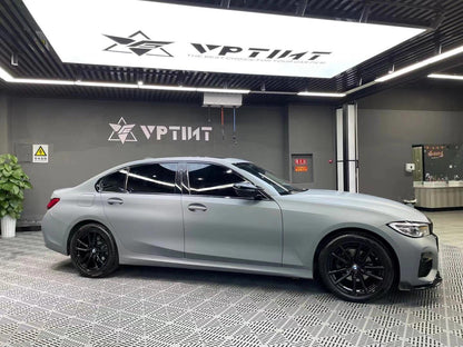 Veintone Ultimate Flat Cement Grey Vinyl Car Wrap