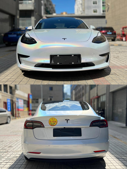 Veintone Glossy Laser White Vinyl Car Wrap