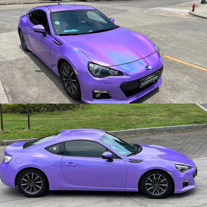 Veintone Glossy Laser Purple Vinyl Car Wrap