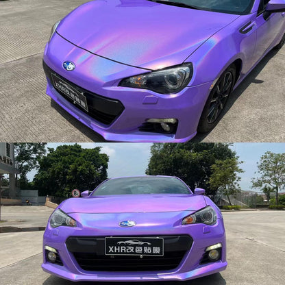 Veintone Glossy Laser Purple Vinyl Car Wrap