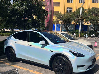 Veintone Glossy Laser Sea Blue Vinyl Car Wrap