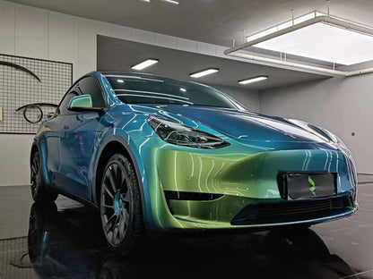 Veintone Glossy Chameleon Jungle Green Vinyl Car Wrap