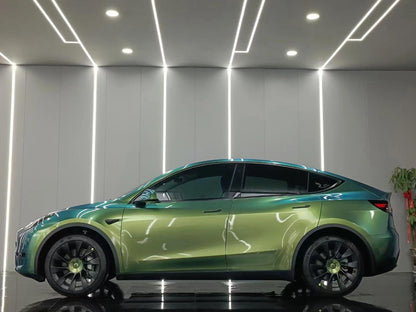 Veintone Glossy Chameleon Jungle Green Vinyl Car Wrap